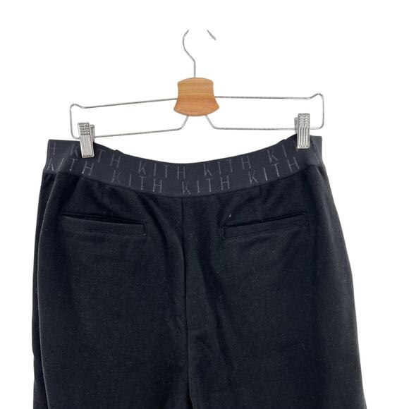 Kith Paloma Tailored Sweatpants Pants Elastic Waist Cotton Tapered Black Size XL - Picture 9 of 14